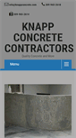 Mobile Screenshot of knappconcrete.com